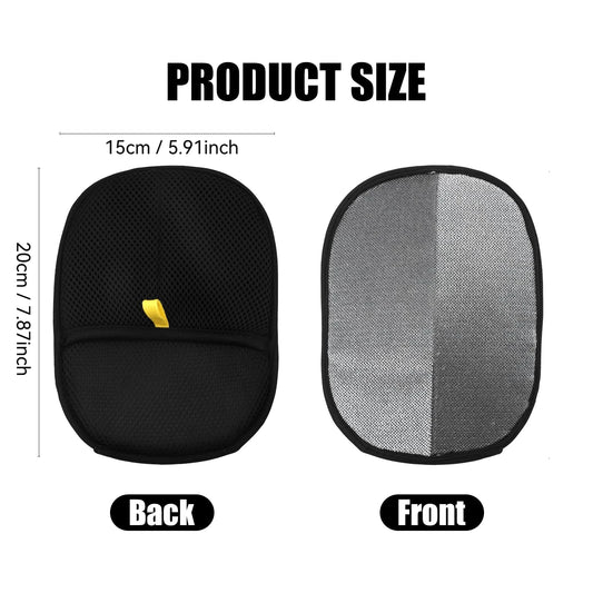 Double-sided pet hair removal glove, pair
