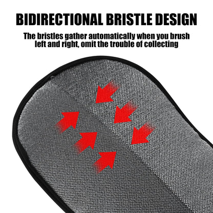 Pet hair removal glove silicone bristles close-up
